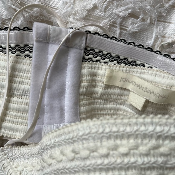 Jonathan Simkhai Lielle Fringe Cutout Bandage Dress - Picture 9 of 16